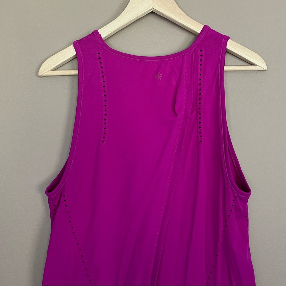 {Athleta} Foothill Tank in Dark Magenta - Womens Small - Picture 6 of 9